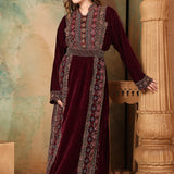 Almas Embroidered Gown