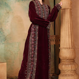 Almas Embroidered Gown