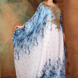 Hudah Printed Kaftan Dress