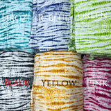 Hala Orange And White Cotton Kaftan With Thread Work