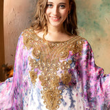 Safiya Printed Kaftan Dress